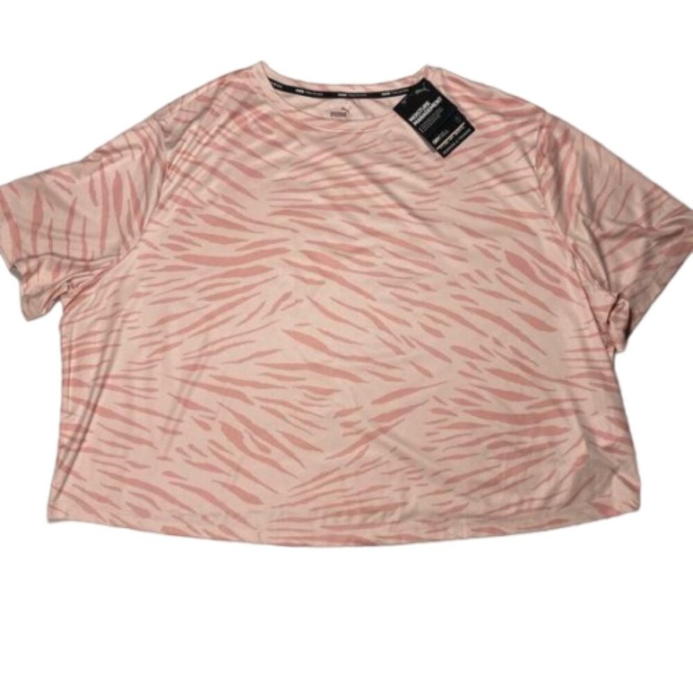 NWT Puma Training Drycell Regular Fit Pink Activewear Top Plus Size 3X #1533